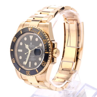 Superclone Rolex Submariner Black Dial 116618LN Angle Detail