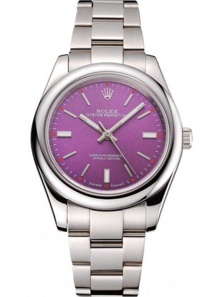 Fake Rolex Oyster Perpetual Date 41mm Purple Dial REP016834