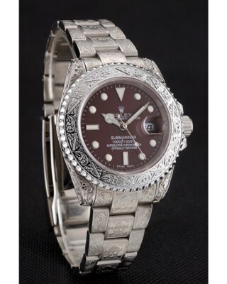 Superclone Rolex Submariner Brown Dial 1454092 Angle Detail