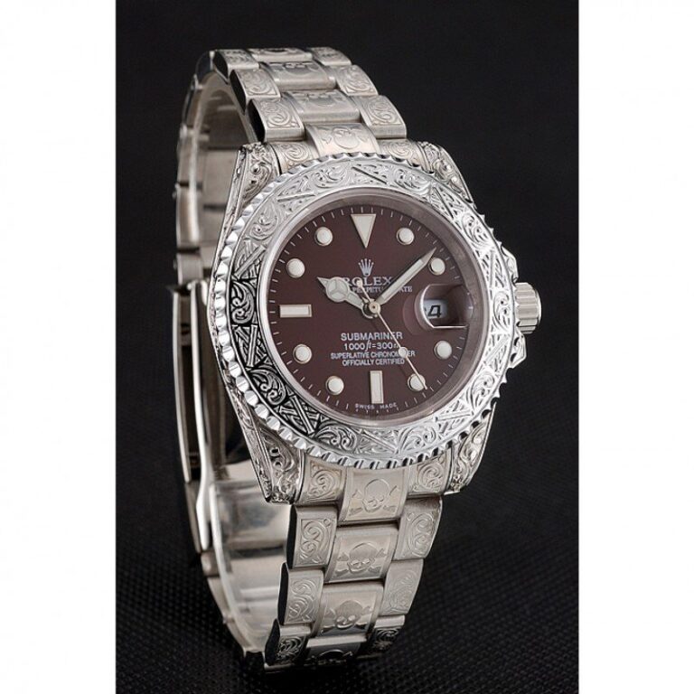 Superclone Rolex Submariner Brown Dial 1454092 Angle Detail