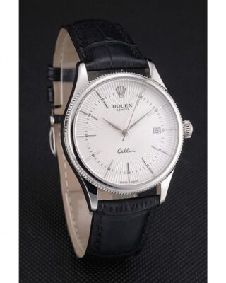 Superclone Rolex Cellini White Dial REP016802 Angle Detail