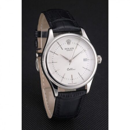 Superclone Rolex Cellini 38mm White Dial REP016802 3