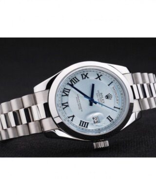 Replica Rolex Day-Date White Dial RL197 Angle Detail