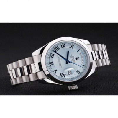Replica Rolex Day-Date White Dial RL197 Angle Detail
