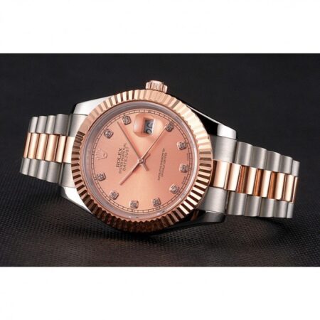 Superclone Rolex Datejust 41mm Rose-Gold Dial REP016816 5