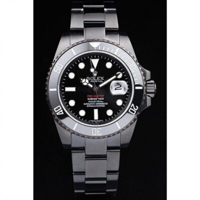 Superclone Rolex Submariner Black Dial PRHUNTERPRO Perspective View