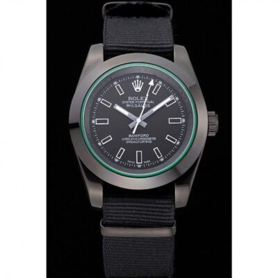 Replica Rolex Milgauss Black Dial 622001 Perspective View