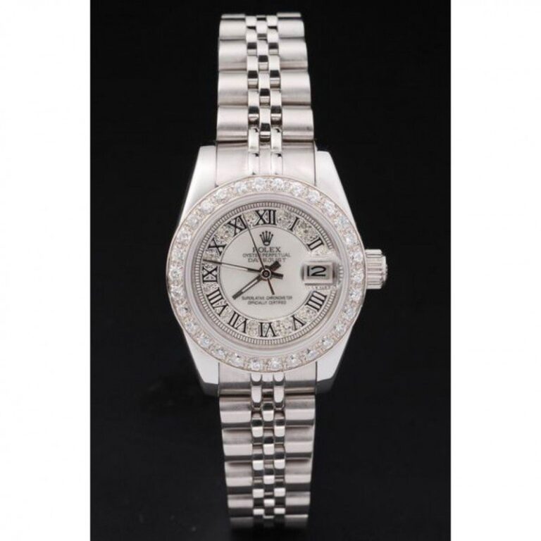 Superclone Rolex Datejust Diamond Dial SRL65 Perspective View