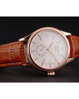 Superclone Rolex Cellini White Dial REP016813 Close-Up Focus