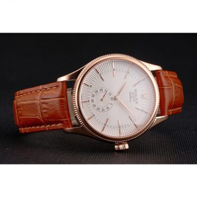 Superclone Rolex Cellini White Dial REP016813 Close-Up Focus