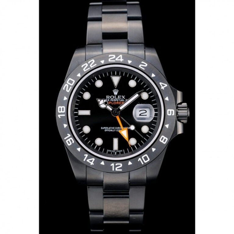 Superclone Rolex Explorer Black Dial 98239 Perspective View