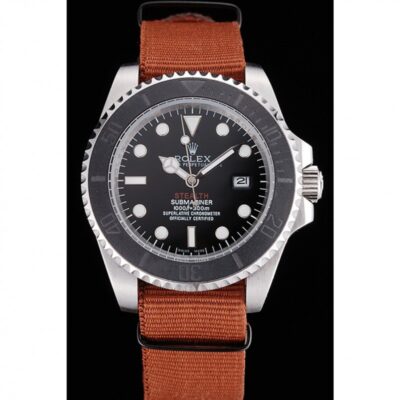 Replica Rolex Submariner Black Dial RL425 621387 Perspective View