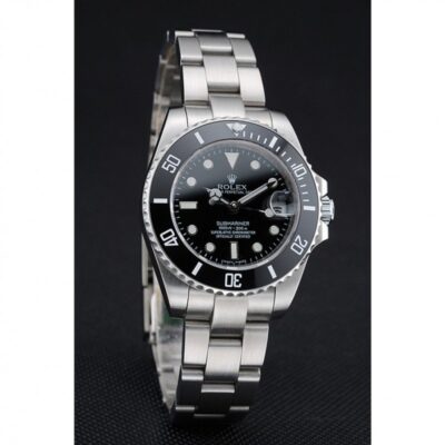 Replica Rolex Submariner Black Dial 1454153 Angle Detail