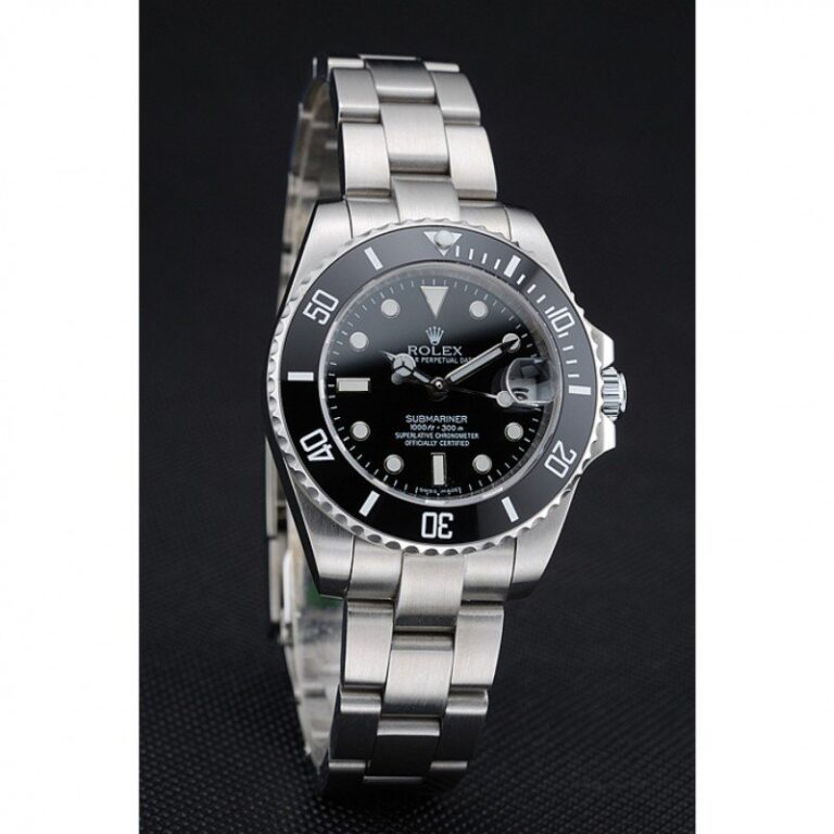 Replica Rolex Submariner Black Dial 1454153 Angle Detail