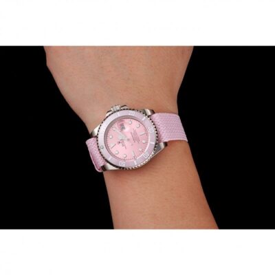 Replica Rolex Submariner Pink Dial 1453866 Alternate Angle
