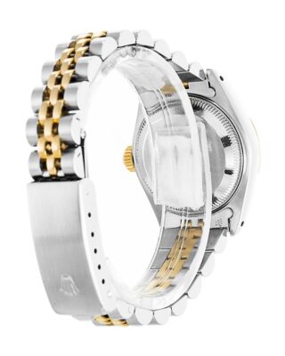 Replica Rolex Datejust Black Dial 69173 Angle Detail