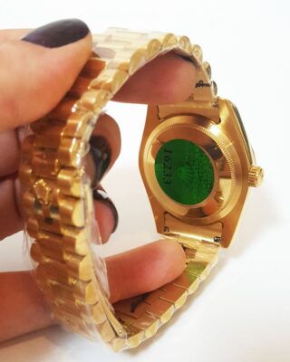 Replica Rolex Day-Date Champagne Dial 1803 Design Element