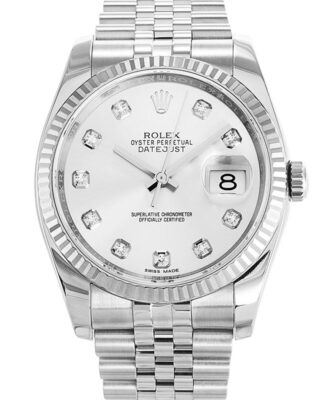Fake Rolex Datejust 36mm White Dial 116234