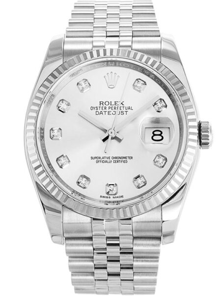 Fake Rolex Datejust 36mm White Dial 116234