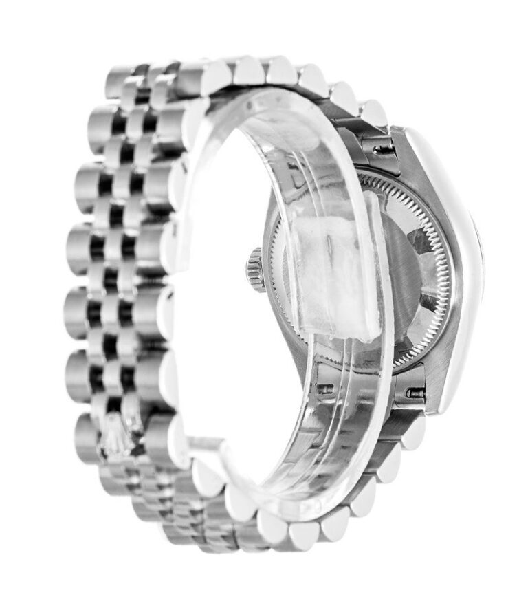 Replica Rolex Datejust Black Dial 179174 Angle Detail