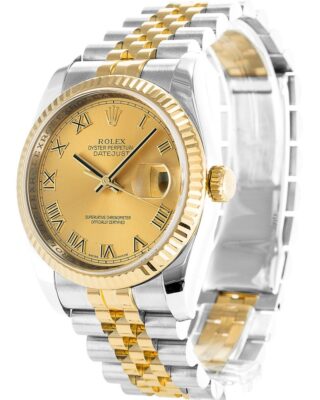 Rolex Datejust 36mm Gold Dial 116233 2