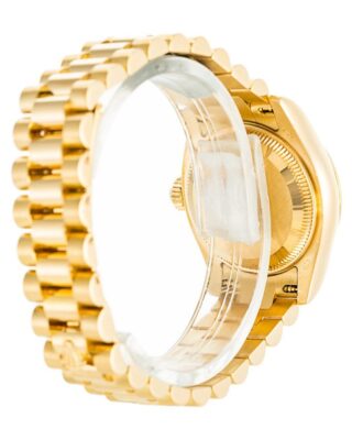 Replica Rolex Datejust Gold Dial 179178 Angle Detail
