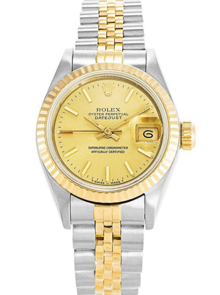 Fake Rolex Datejust 26mm Gold Dial 69173