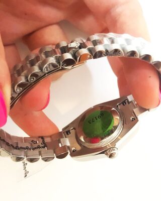 Replica Rolex Datejust Mother of Pearl Dial 179179 Profile Shot