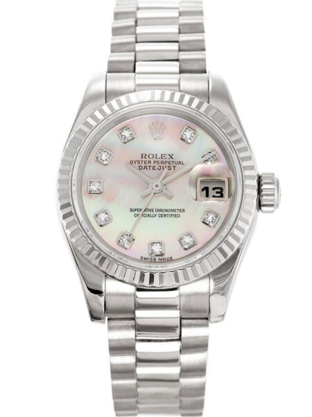 Fake Rolex Datejust 26mm Mother of Pearl Dial 179179