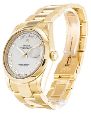 Rolex Day-Date 36mm White Dial 118208 2