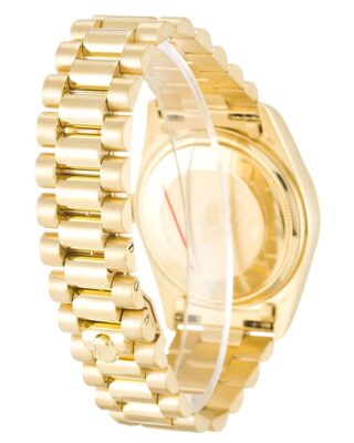 Replica Rolex Day-Date Black Dial 18038 Angle Detail