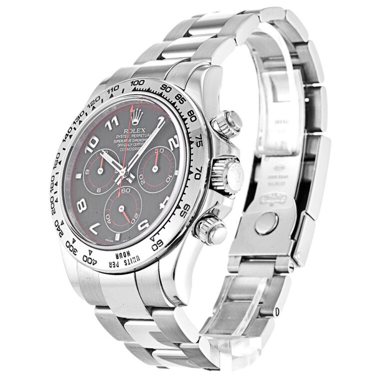 Replica Rolex Daytona Black Dial 116509N Perspective View