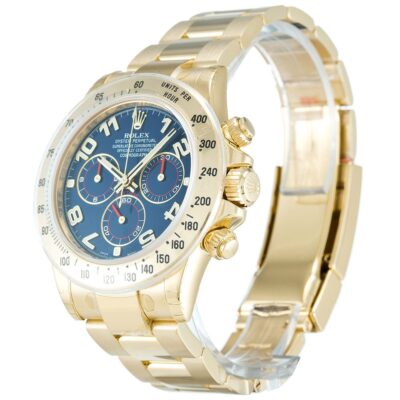 Replica Rolex Daytona Blue Dial 116528 Perspective View