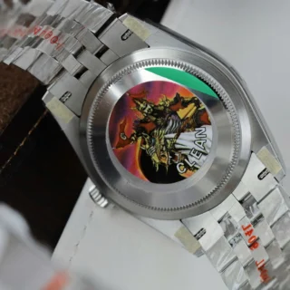 Replica Rolex Datejust Silver Dial Fluted Bezel Jubilee Bracelet