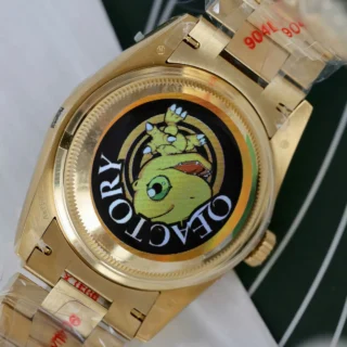 Replica Rolex Day-Date Champagne Dial fluted Bezel Presidential Bracelet