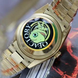 Replica Rolex Day-Date Champagne Dial fluted Bezel Presidential Bracelet