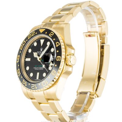 Replica Rolex GMT-Master II Black Dial 116718 Perspective View