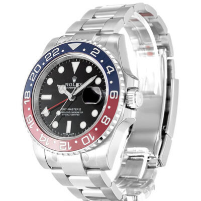 Replica Rolex GMT-Master II Black Dial 116719 Perspective View