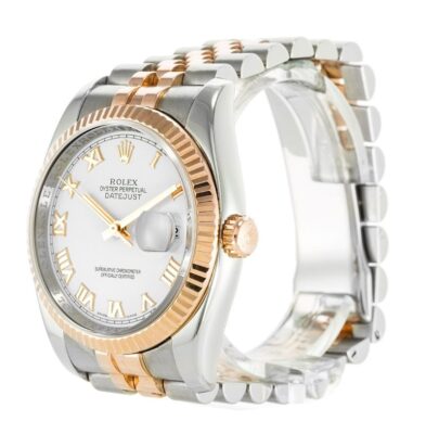 Replica Rolex Datejust White Dial 116231 Angle Detail