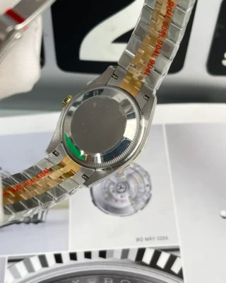 Replica Rolex Datejust Champagne Dial Diamond Bezel