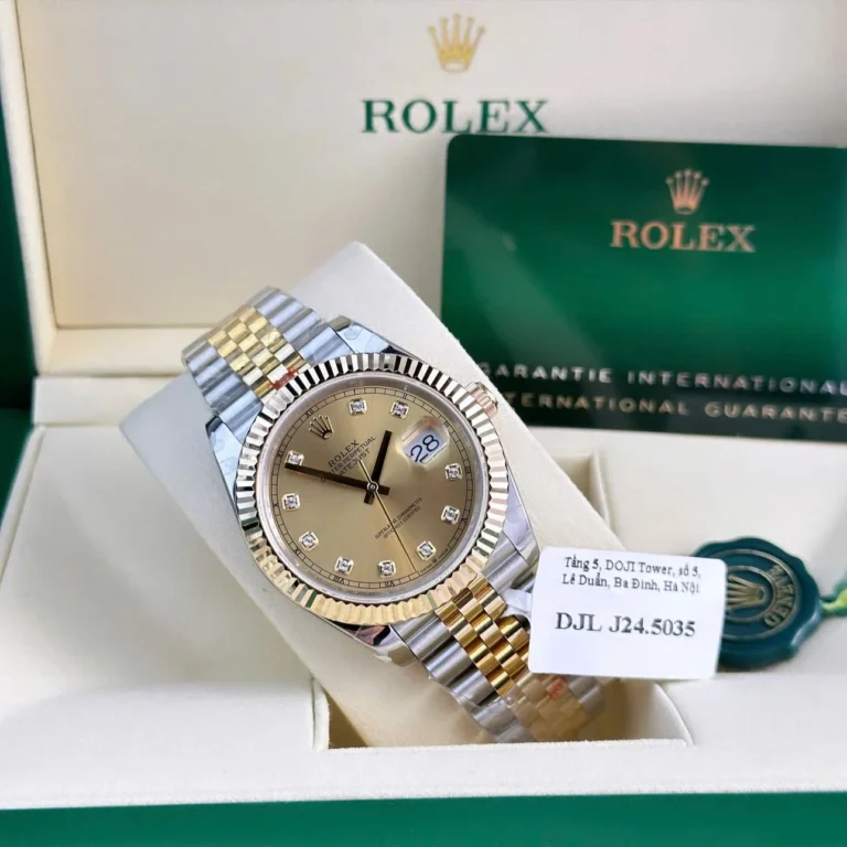 Replica Rolex Datejust II Gold Dial 116333 41 mm photo review