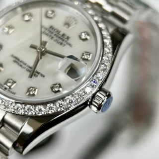 Replica Rolex Datejust Pearl dial Fluted Bezl Jubilee Bracelet