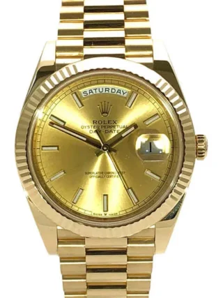 Replica Rolex Day-Date II Champagne Dial 228238 Style Perspective