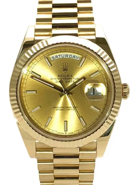 Rolex Day-Date II 40mm Champagne Dial 228238 - Image 8