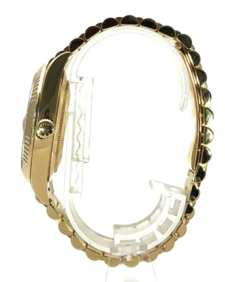 Replica Rolex Day-Date II Champagne Dial 228238 Close-Up Focus