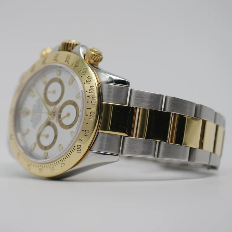 Superclone Rolex Daytona White Dial 116523-2 Perspective View