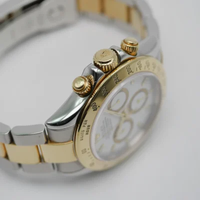 Superclone Rolex Daytona White Dial 116523-2 Profile Shot