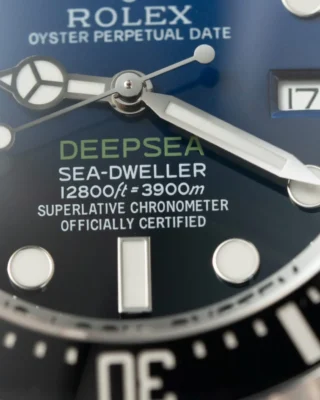 Replica Rolex Deepsea Dark Blue Dial Black Bezel