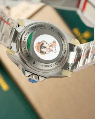 Replica Rolex Deepsea Dark Blue Dial Black Bezel Oyster Bracelet