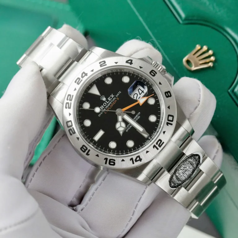 Replica Rolex Explorer II Black Dial Oyster Bracelet
